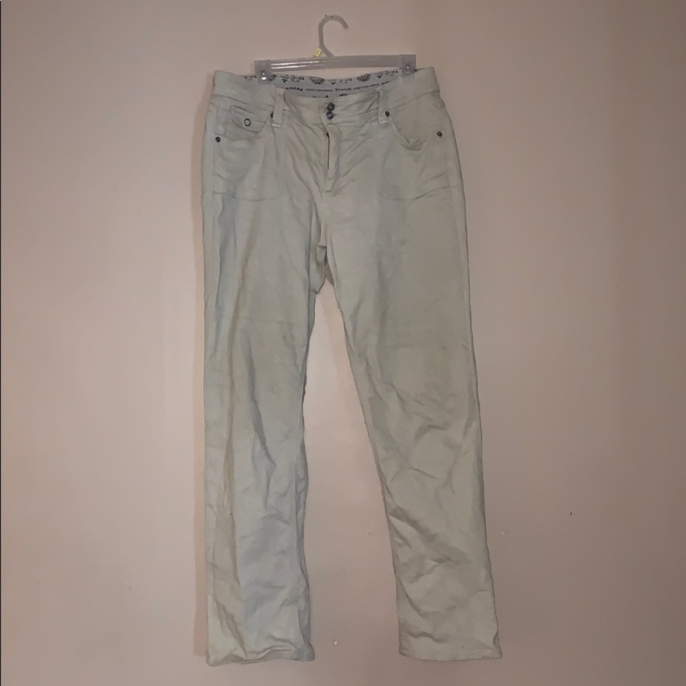 Lee Riders Stretch Waist Lt Tan Jeans Pants 16